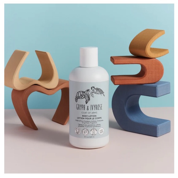 TWO Brand New Gryph & Ivyrose Coat of Arms Body Lotion, 8 oz. (For Kids) - Picture 4 of 7